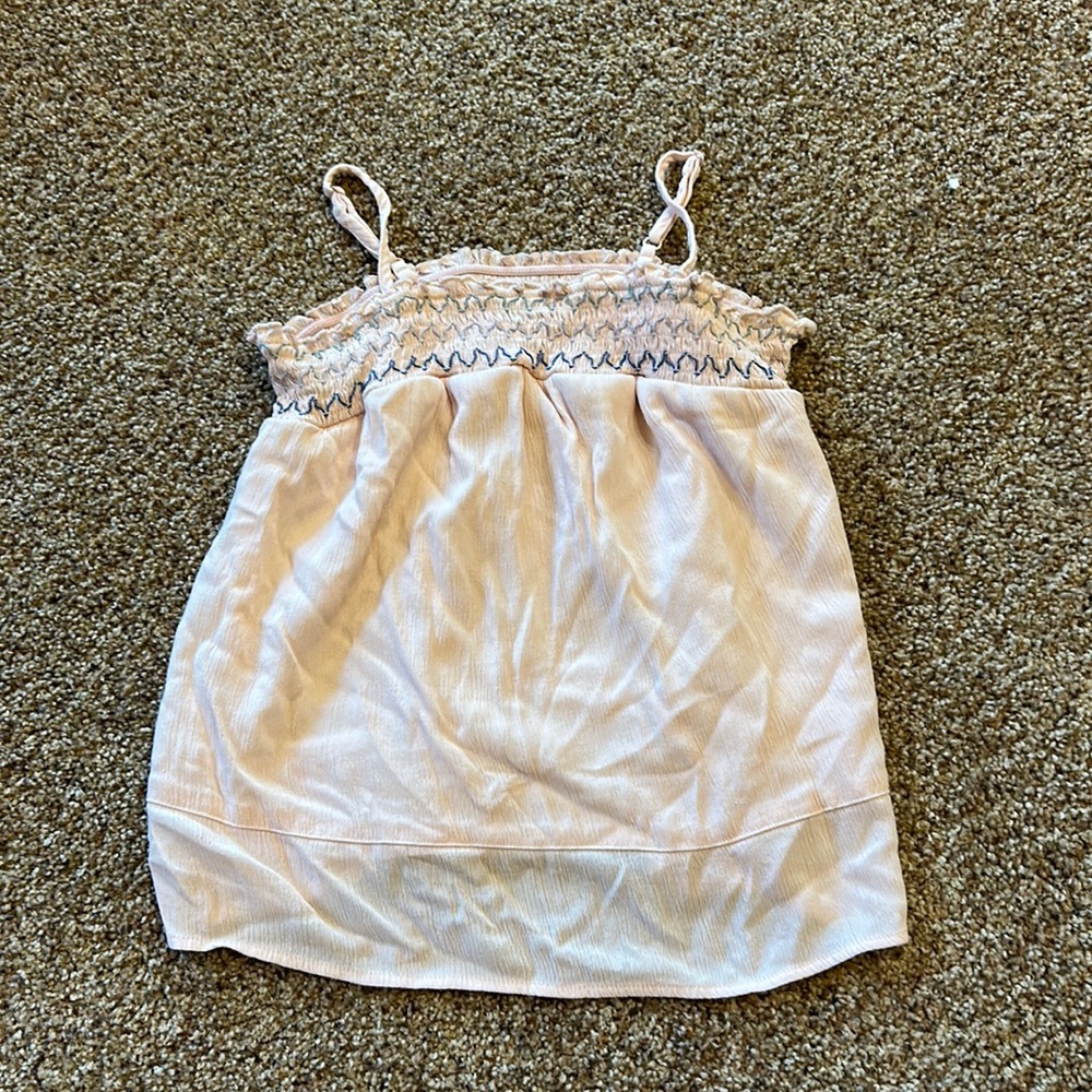 Girls Light Pink tank top.